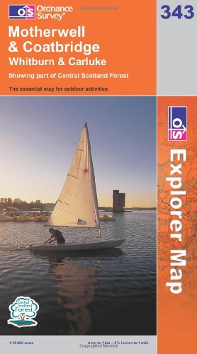 OS Explorer map 343 : Motherwell & Coatbridge