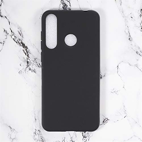 Coque de Téléphone en TPU Compatible avec Wiko View 3 Pro, Étui Souple Antichoc Ultra Fin avec Découpes Précises et Protection Anti-Rayures (Noir)