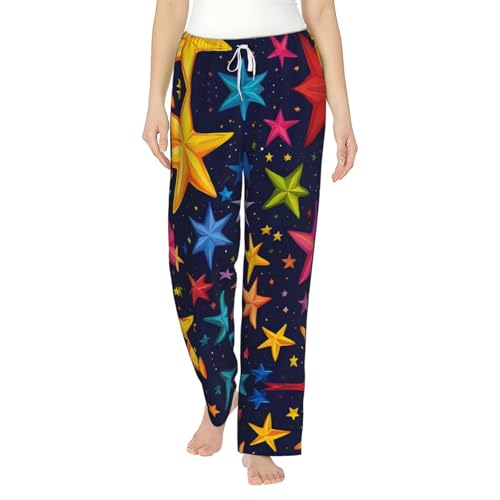 Pantalon de pyjama doux et extensible pour femme avec poches et haut assorti