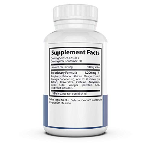 PhenELITE Weight Loss & Appetite Suppressant: Belly Fat Burner & Diet Supplement Pill with Apple Cider Vinegar, Raspberry Ketones & Green Tea Extract - Boost Energy & Concentration - 180 Capsules - Thumbnail 2