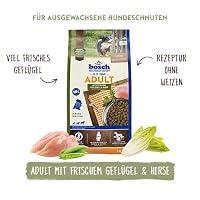 bosch HPC Adult mit frischem Geflügel & Hirse | Hundetrockenfutter für ausgewachsene Hunde aller Rassen | 1 x 3 kg – Ansicht 3
