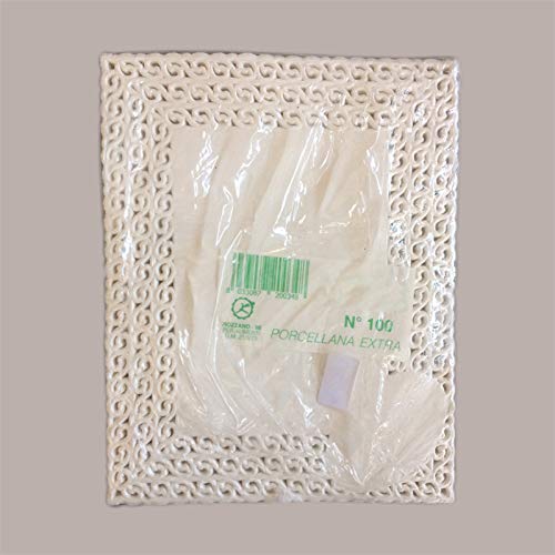 Lucgel Pizzi Centrini Sottotorta di Carta Antigrasso Rettangolari 400x500mm - 50 pezzi -