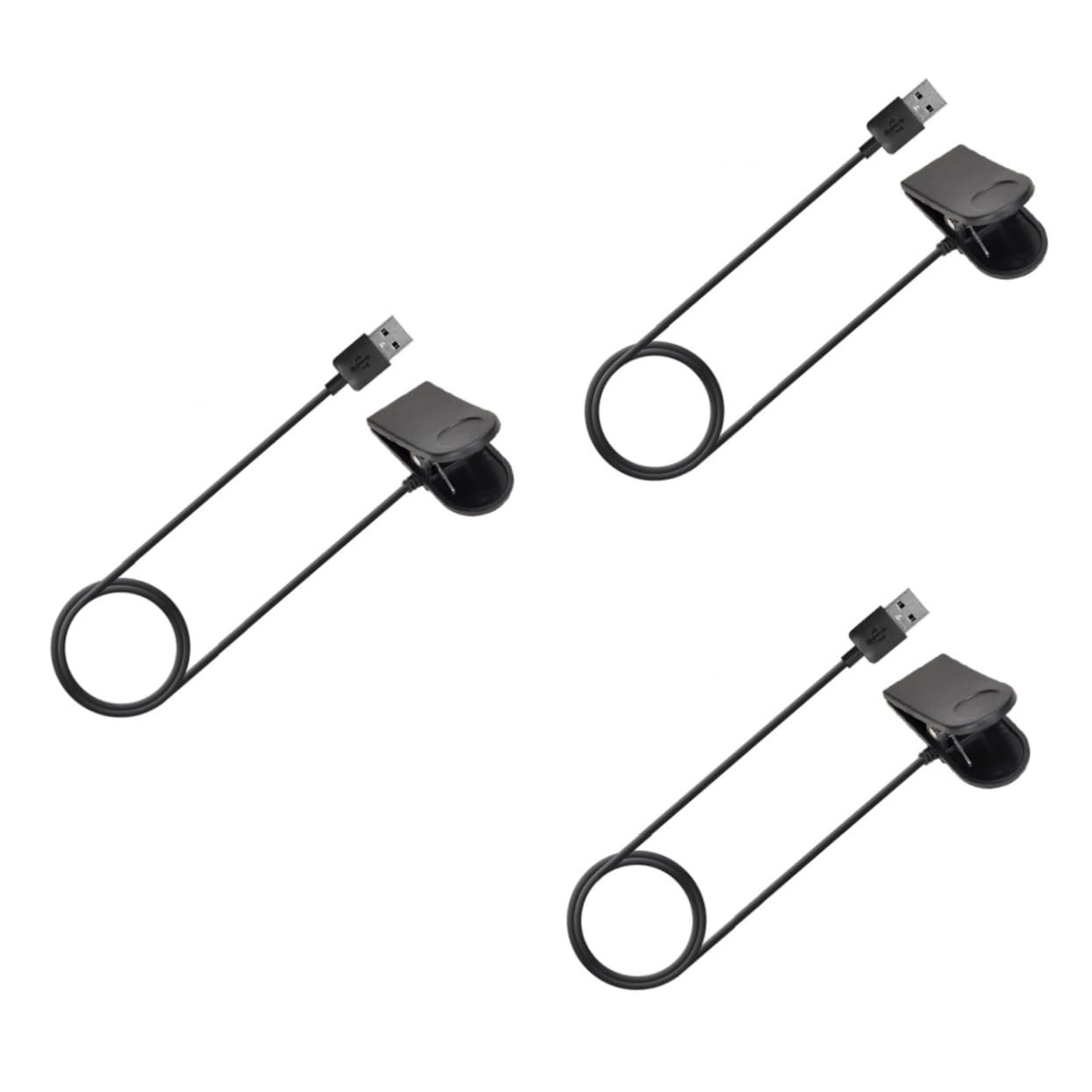 Housoutil Cavo Caricabatterie Hr Da 3 Pezzi Clip Per Caricabatterie Per Smartwatch Materiale Filo Di Rame Ricarica Rapida Cavo Extra Design Compatto