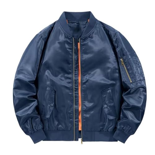 Manteau de travail pour homme contre le vent frais veste pilote baseball vintage