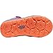 KEEN Big Kid's Moxie Closed Toe Casual Sandal, Purple Wine/Nasturtium, 1 BK (Big Kid's) US