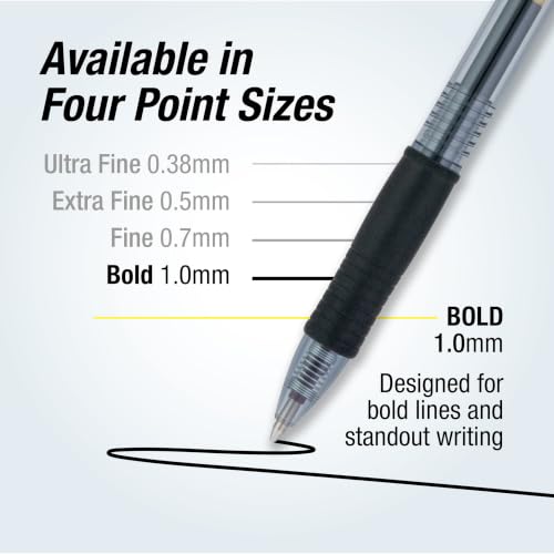 Bolígrafo Gel Retráctil Pilot G2 36 pcs Negro 1.0 mm miniatura 4