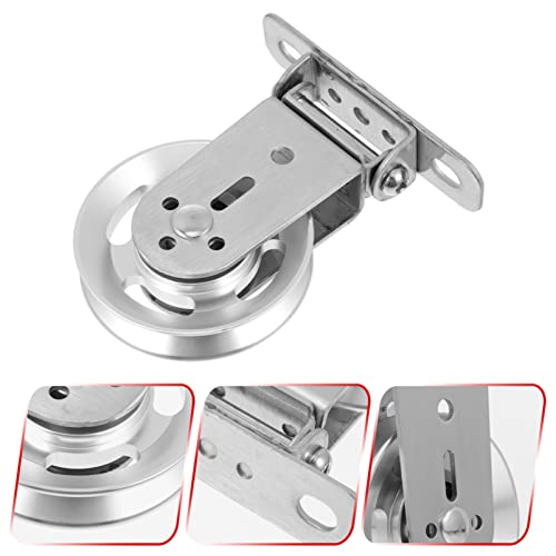 Sosoport 1 Peça Polia Diy Roda Diy Universal Acessórios de Talha de Fio Suspenso Rodas Guia de Trein