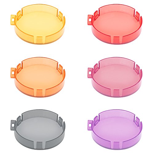 AKASO Action Camera Filter 6-Pack Super Suit Housing for EK7000 (Diameter 38mm) Underwater Video Filming