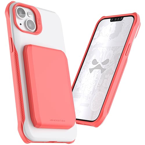 Funda para iPhone 14 Plus de mujer con porta tarjetas extraíble para viajes y coche 2