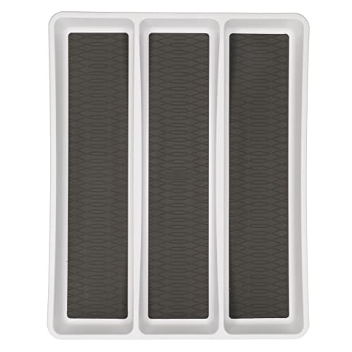 COPCO Basics - Bandeja de cubiertos antideslizante, 3 compartimentos para cubiertos, papelería y más, 40 x 32,7 x 4,4 cm Cover