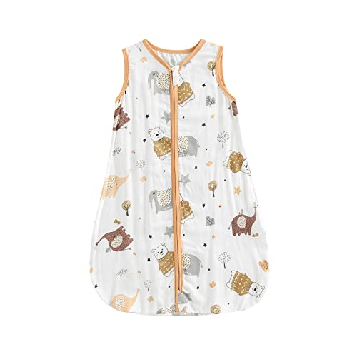 Gigoteuse pour Bébé, Sac De Couchage Bébé en Coton, Gigoteuse été Hiver, Gigoteuse Naissance pour Nouveau-Né Fille et Garçon Turbulette (Yellow , 12-24 Months ) Cover