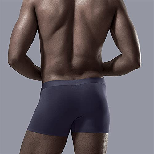 Andongnywell Mens Ice Silk Underwear Breathable Soft Thin Underwear for man Mesh Boxer Brief Quick-drying Cool 3 Pack3