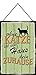 Produktbild FS Ohne Katze ist EIN Haus kein zuhause Blechschild Schild gewölbt Metal Sign 20 x 30 cm mit Kordel