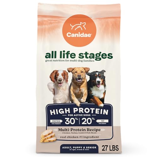 Canidae All Life Stages High Protein Multi-Protein Recipe with Chicken, Turkey, Lamb, and Fish...