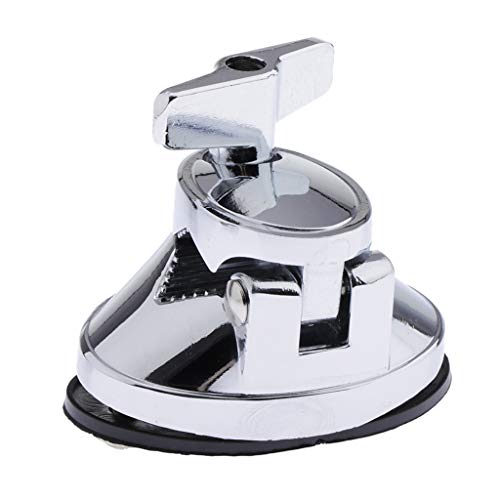 D DOLITY Drum Tom Mount Bracket Mounting Hardware with Base Plate (Silver)
