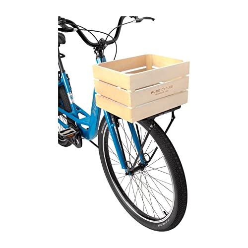 Pure Cycles Bicycles Wood Bike Crate, Natural Pine #TOP3