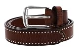 Marc O'Polo Hemma - Rivet Ladies' Belt W100 Burnt Camel