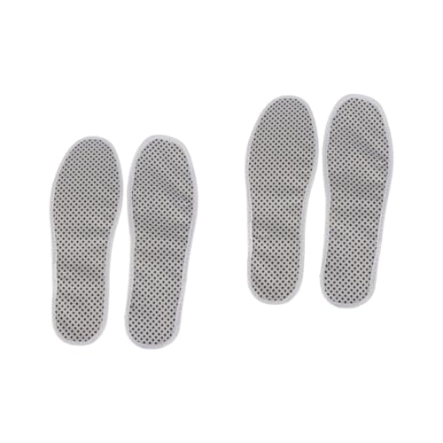 minkissy 2 Stück Paar Magnetische Fußpolster Für Herren -fußkissen Nanofunktionale Selbsterwärmende Keramik-einlegesohlen Weiß