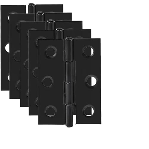 Udhsnjzg 5Pcs Door Hinges 2 Inch Door Hinges Stainless Steel Window Cabinet Connector Bookcase Wooden Box Furniture Hardware(5Pcs)