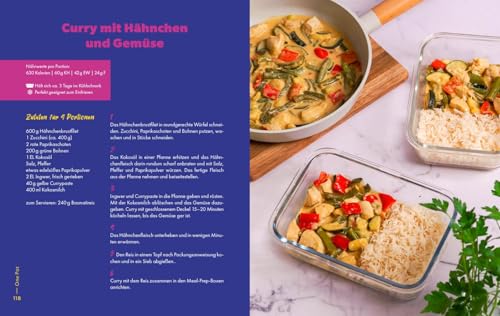 Easy Meal Prep: 60 schnelle und gesunde Rezepte für jeden Tag | Einfache Gerichte für Frühstück, Mittag- und Abendessen. Mit Wochenplänen | SPIEGEL-Bestseller