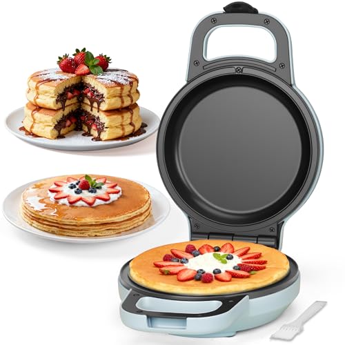 SugarWhisk Flip Pancake Maker Machine, Ceramic Coated Pancake Pan for