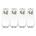 Lenox Holiday 4-Piece Stemless Wine Glasses,7 oz
