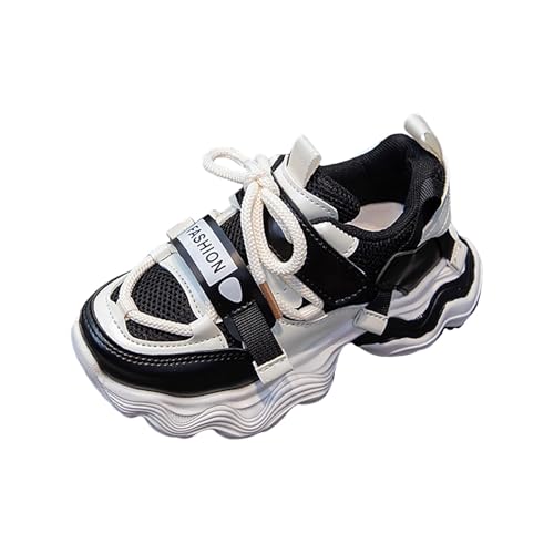 IWIHMIV Girls' Sneakers Toddler Walking Shoes Boys Sneakers Tennis Running Shoes Lace-up Lightweight Breathable Walking Shoes