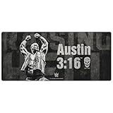 Head Case Designs Officially Licensed WWE Raising Stone Cold Steve Austin Gaming Office Desk PC Keyboard Mouse Mat Pad 37.4 x 15.75 x 0.16 inches (900 x 400 mm) - XL - Image 2