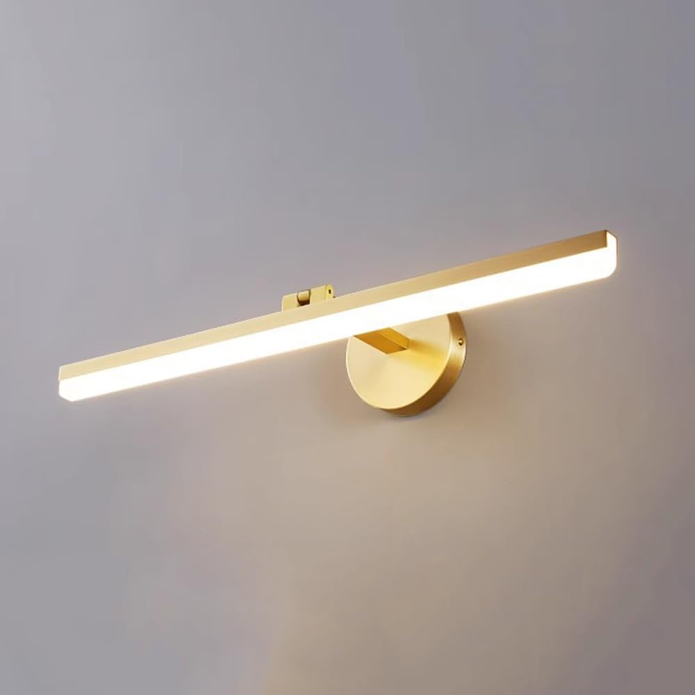 Lampa ścienna LED do lustra łazienkowego, przewodowe oświetlenie do makijażu, aluminiowe oświetlenie frontu łazienki [Klasa energetyczna A+]