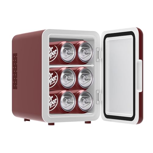 CURTIS MIS153DRP Dr. Pepper Retro Mini Portable Compact Personal Fridge Cooler の商品画像 2