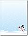 Snowman Gift Holiday Stationery - 80 Sheets