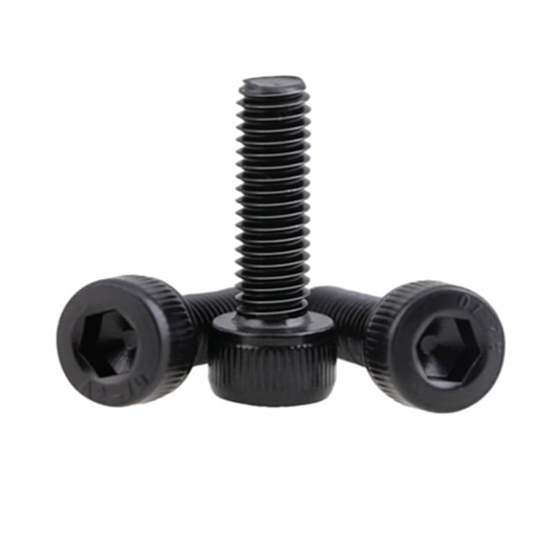 240pcs Hex Hexagon Socket Head Cap Screw 12.9 Grade Back Carbon Steel M2 M2.5 M3 Screw Set Bolt Assortment Kit DIN912 - (Color: 240PCS)