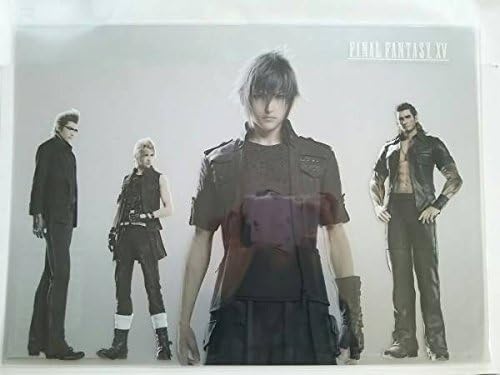 Amazon スクエニカフェ ファイナルファンタジー15 Ff15 Big クリアファイル A3 ノクティス ノクト イグニス グラディオラス グラディオ プロンプト アニメ 萌えグッズ 通販