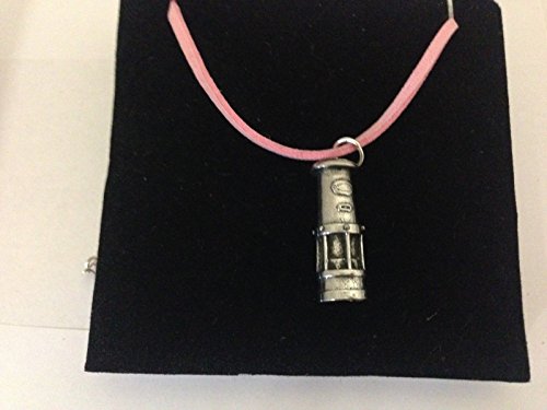 Collier lampe de mineur en étain pour un look rétro quotidien