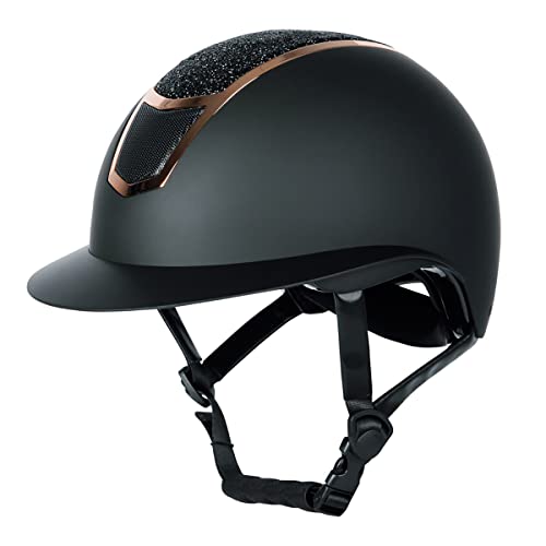 Bombe équitation Harry's Horse Mont Blanc Sparkle 59-61 fini les casques mal ajustés