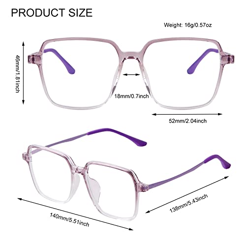 Image of Fashion TR90 Frame Blue Light Blocking Glasses Computer Glasses for Women Men
