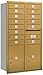 Salsbury Industries 3713D-14GRP 4C Horizontal Mailbox, Gold