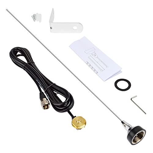 HYS NMO Auf PL259 Antennenkabel – 4 M RG-58 Koaxialkabel Mit Halterung – Für VHF/UHF/CB Funk