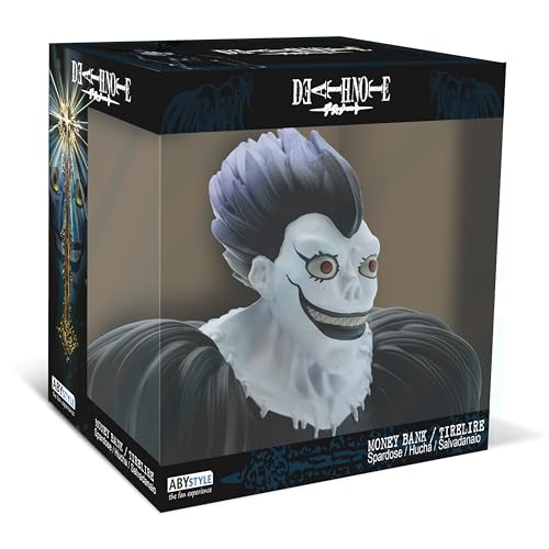 Abystyle Studio, Death Note, Salvadanaio Ryuk, Manga Anime, Pvc, 16 Cm - 6