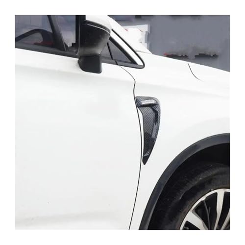 Guardabarros laterales de coche y cubiertas protectoras de goma negra para arcos de rueda 2