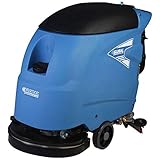 Global Industrial Commercial & Industrial Corded Electric Walk-Behind Auto Floor Scrubber, 18