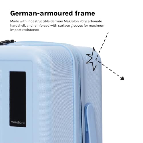 Image of MOKOBARA Transit Cabin Trolley Bag 54cm 40L Blue