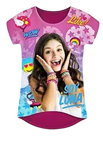 Soja Luna - Camiseta de manga corta (talla 104, 116, 128, 140, 152), color rosa, Rosa., 128