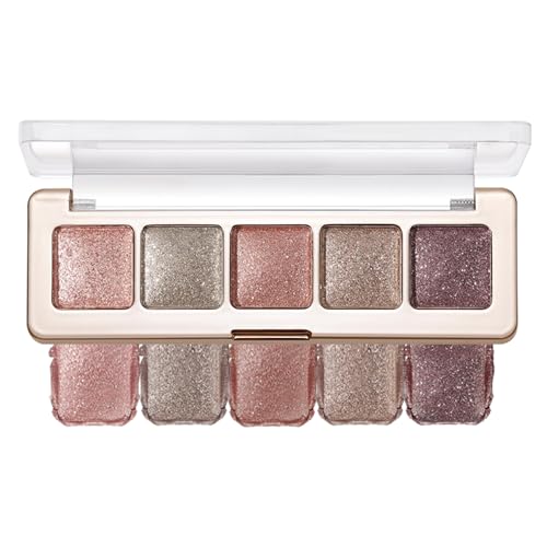 High Pigment Glitter Shimmer Eyeshadow Palette–Sparkly Metallic E...