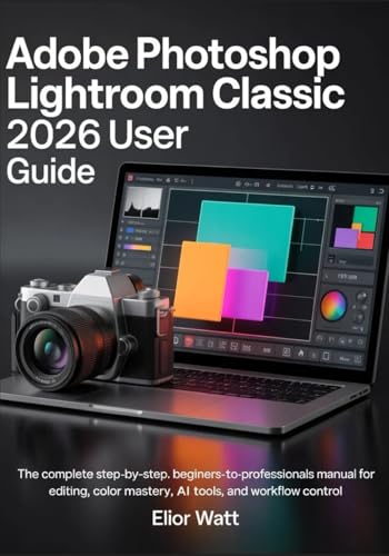 Adobe Photoshop Lightroom Classic 2026 User Guide: The Complete Step-by-Step, Beginners- to- Professionals Manual For Photo Editing, Color Mastery, AI Tools, and Workflow Control.