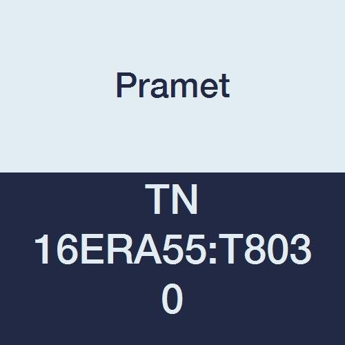 TN 16ERA55:T8030 Carbide Multi-Material (P30,M25,K30) Indexable External Threading Insert, Whitworth 55 Degree Partial Profile, TPI 16-48, 3" Cutting Edges, PVD, Gold (Pack of 5)