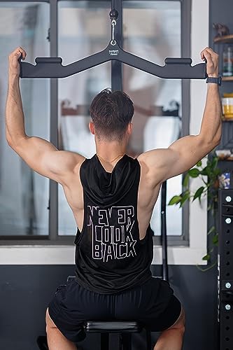 LAT Pulldown Attachments, Cable Machine Attachment, Cable Attachments for Gym, Tricep Pull Down Attachment, Tricep Bar, Curl Bar, T Bar Row Attachment, LAT Pull Down Bar