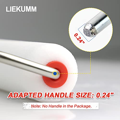 Liekumm 4 Inch Sponge Paint Roller Covers, Foam Paint Roller, High Density Roller Refills Painting, Suitable For Wall, Cabinets, Ceilings Painting, Pack Of 10 #TOP5