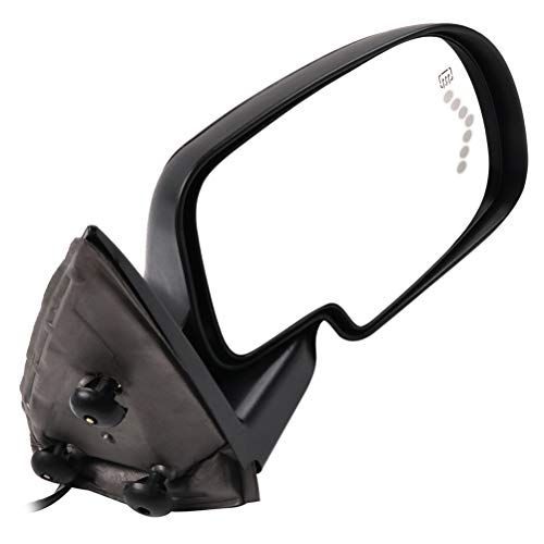 TUPARTS Fit for 2003-06 Chevy Silverado Suburban Tahoe G-MC Sierra Classic G-MC Yukon Power Adjustment Manual Folding Heated Turn Signal Right Passenger Side View Mirror Black
