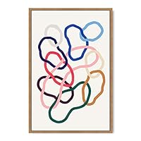 Framed Canvas Wall Art Illustration Canvas Prints Home Artwork Decoration for Living Room,Bedroom - 16x24 inches